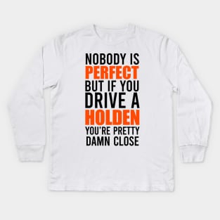 Holden Owners Kids Long Sleeve T-Shirt